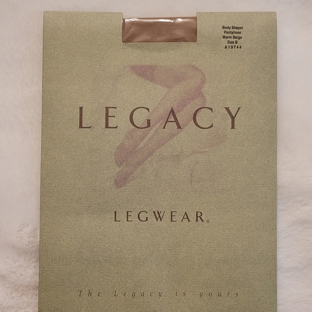Legacy Legwear Body Shaper Pantyhose Size B Color Warm Beige New In Box